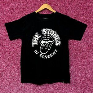 The Stones in Concert the Rolling Stones Hot Lips Womens Rock Tee Large